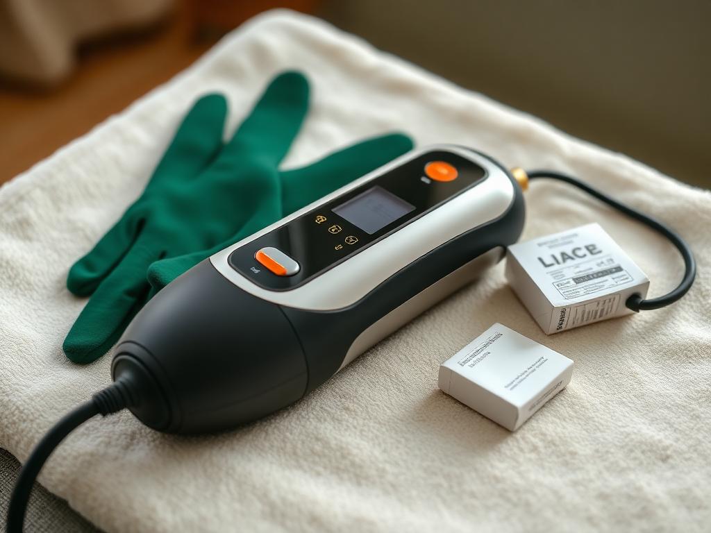 Equipamento portátil de fotobiomodulação preparado para o atendimento